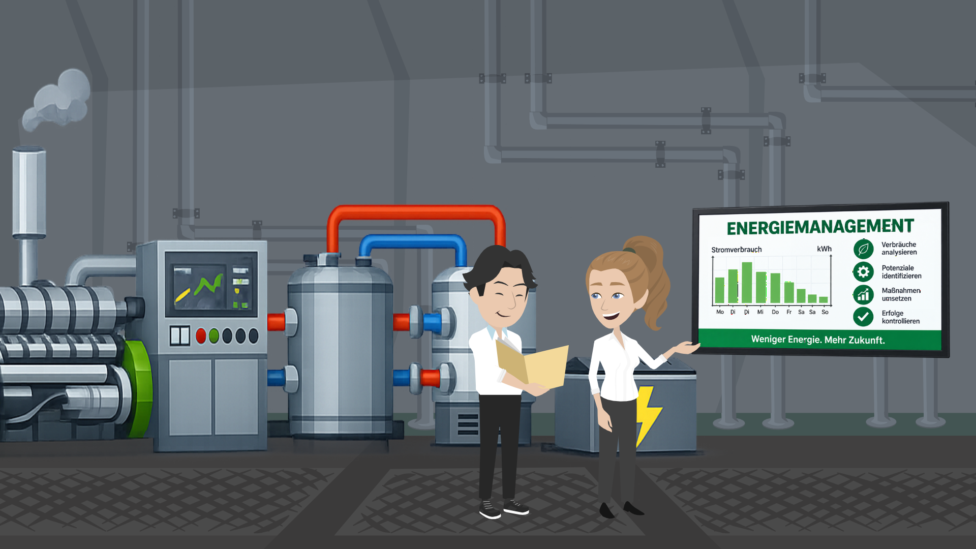 Schulungsvideo zu Energieeffizienz und Energiemanagement
